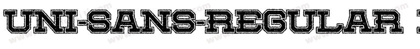 uni-sans-regular lta字体转换